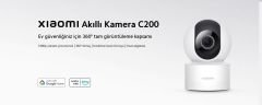 Xiaomi Akıllı Kamera C200 1080p  | 360° dönüş | Kızılötesi Gece Görüşü | İnsan algılama