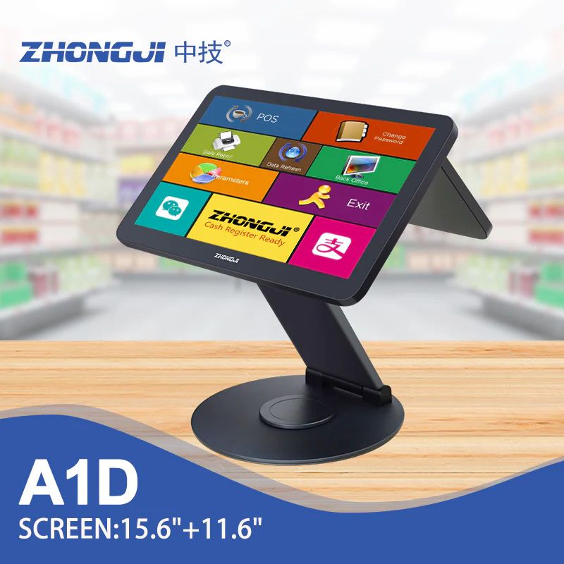 ANYPAY A1D-8 GB RAM- 128GB SSD-15,6'' DOKUNMATİK-15,8'' MÜŞTERİ EKRANLI ALL IN ONE PC