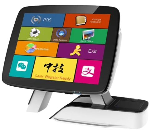 ANYPAY 15'' A7D İ5 4G+128GB DOKUNMATİK EKRAN PC + VFD MÜŞTERİ EKRANI