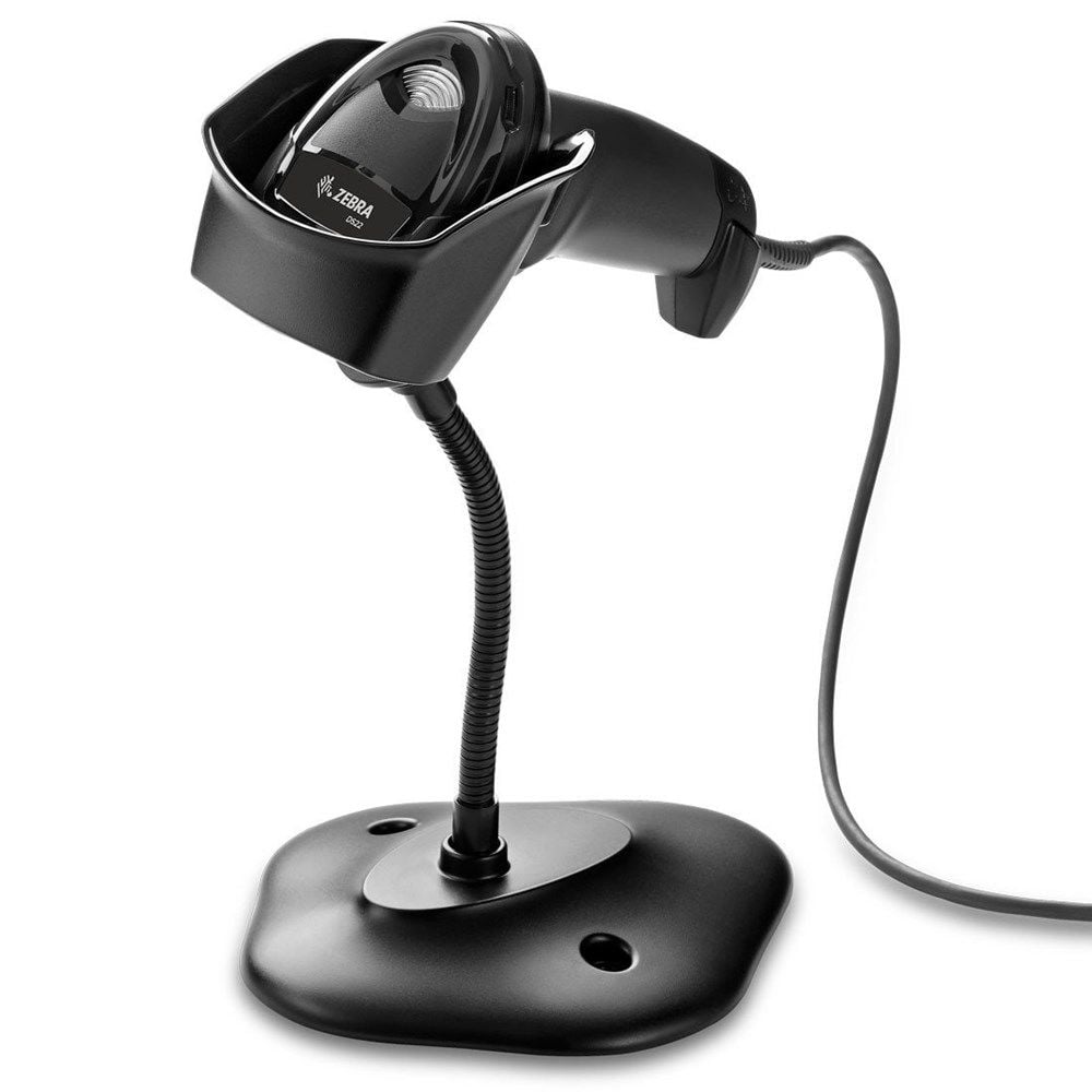 ZEBRA DS2208 2D USB BARKOD OKUYUCU SİYAH STANDLI