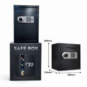 Para Kasası Şifreli, Parmak izi, Anahtarlı - 31 x 35 x 50 cm